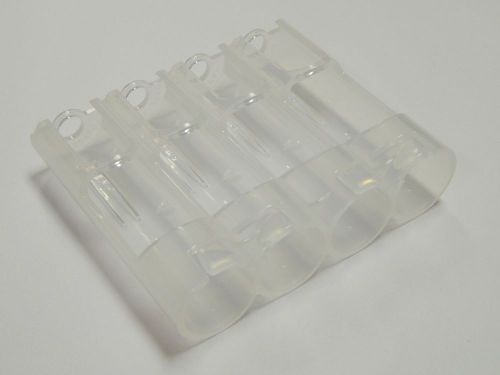 Storacell Powerpax 18650 Battery Caddy, Clear, 4-Pack