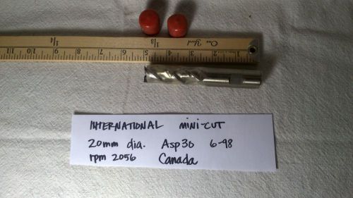 International MINI-CUT DRILL IN CASE 20mm dia. Asp 30. 6-98  rpm 2056 CANADA