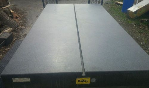 Do all. Doall GRANITE SURFACE PLATE WITH HEAVY METAL STAND 4FT X 8T 48x96