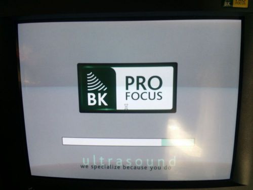 BK Medical Pro Focus 2202 Mobile Ultra Sound Scanner w/ Tranducers