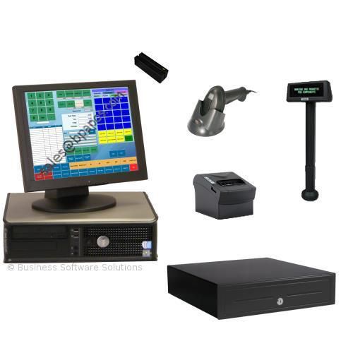 1 stn retail touch point of sale pos system w/ pole for sale