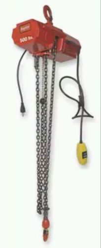 Dayton 2gtd2 electric chain hoist, 500 lb., 15 ft. for sale