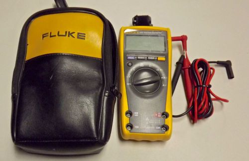 Fluke 177 with case, leads, and magnetic tpak strap for sale