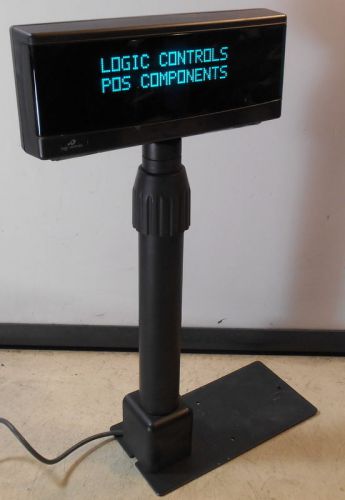 Logic controls ld9900tup gy pole display black with usb port for sale