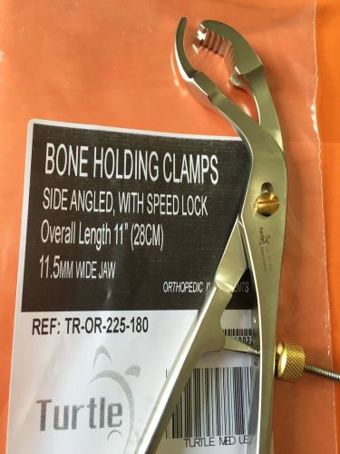 TR-OR-225-180 Turtle BONE HOLDING CLAMPS 28CM with SPEED LOCK orthopedic &amp; Vet