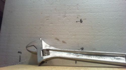 ARMSTRONG 10 INCH ADJUSTABLE WRENCH