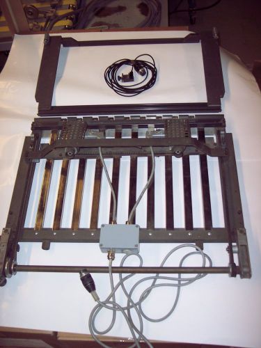 Used STAHL Gatefold Plate with sensor and dummy deflector