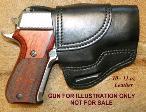 Gary c&#039;s avenger owb holster sig sauer p220 carry with pinch/sweat guard leather for sale