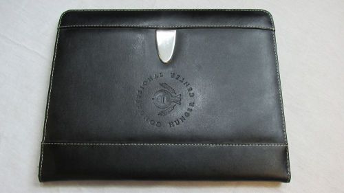 Black Leather Binder By CONGRESSIONAL HUNGER CENTER