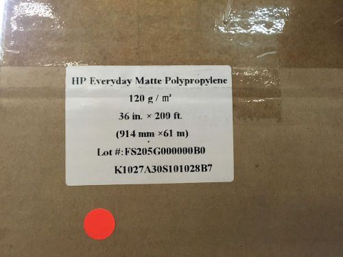 HP Everyday Matte Polypropylene 36&#034;x200&#039;