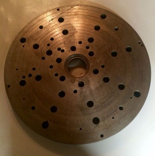 Faceplate for a Rotary Table - Grooved &amp; Threaded - 19&#034; Diameter