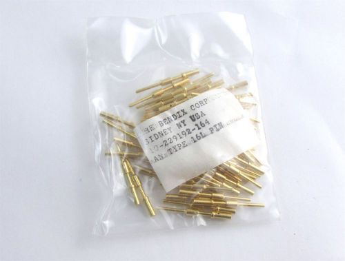 Lot of (60) 10-229192-164 gold pin contacts special for 10-470656-62m connector for sale