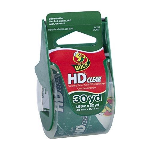 Duck brand hd clear high performance packaging tape, 1.88-inch x 30-yard, for sale
