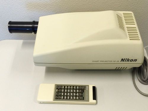 Nikon NP-3 Automated Acuity Projector With Remote. Works Perfectly!