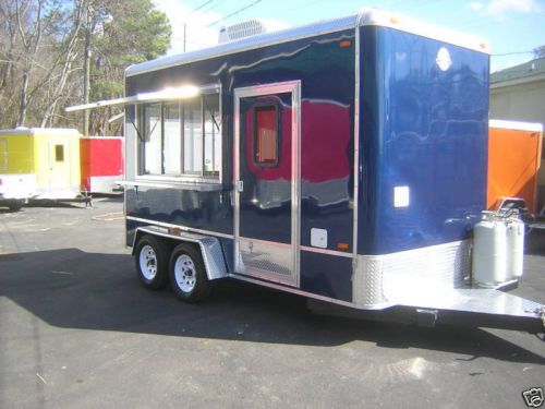2016  new  7 x 14  concession trailer, 17 years on ebay! for sale
