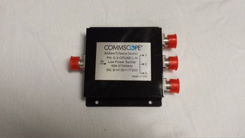 CommScope / Andrew - S-3-CPUSE-L-N - 698-2700 MHz 3-Way Splitter w/ N Females