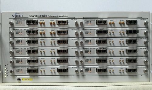 Spirent smartbits smb-6000b 12-slot with fbc-3602a 12pcs, tested, working for sale