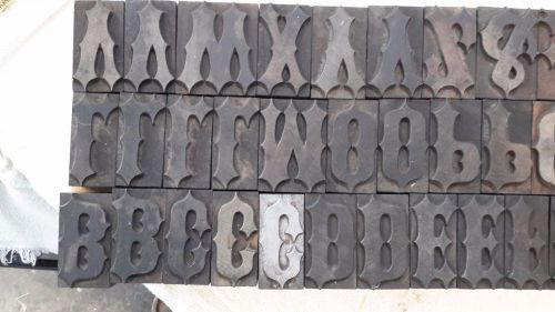 Letterpress Type 14 Line Wood Type