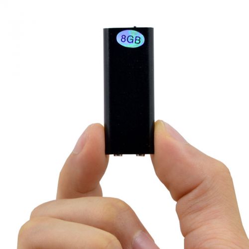 8GB USB MP3 SPY AUDIO RECORDER SENSITIVE MICROPHONE 8hr BATTERY &amp; STORE&#039;S 95hrs