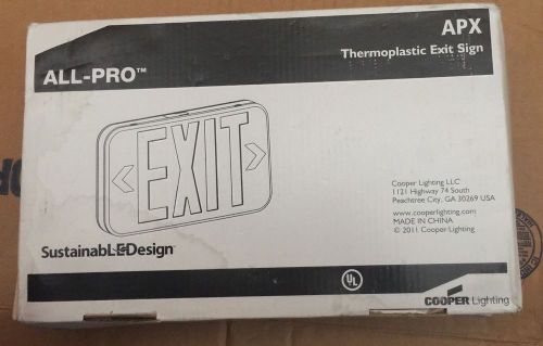 New All Pro Series Exit Sign -RED lighting