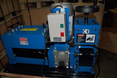 Wire stripping machine copper cable stripper by bluerock tools model ws-260 new! for sale