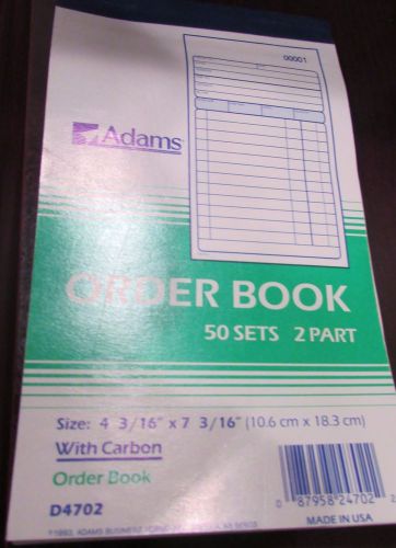 Adams Order Book with Carbon