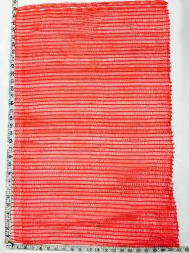3 RED, REUSABLE, PLASTIC MESH, PRODUCE BAGS,21&#034; X 31&#034; W/ DRAW STRING