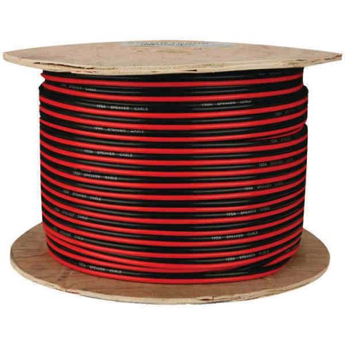 Install bay swrb16-500 red/black paired primary speaker wire 16 gauge 500&#039; spool for sale