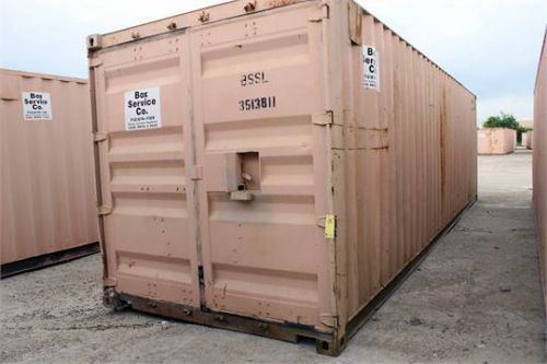 30&#039; steel shipping storage container double swing out doors unit 189 for sale