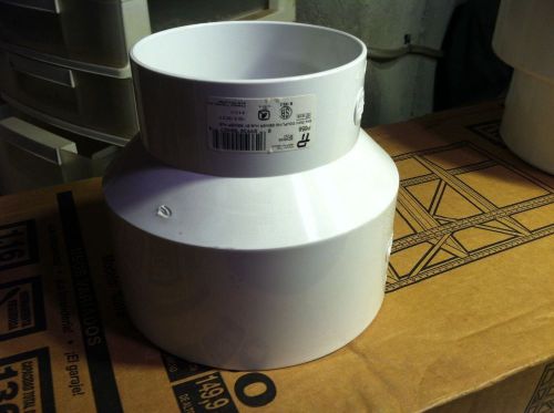 Plastic trends pvc 6&#034;x4&#034; coupling sewer hub by sewer hub for sale