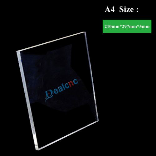 1 Pc 5mm Clear Plastic Acrylic Plexiglass Perspex Sheet A4 Size 210mm*297mm