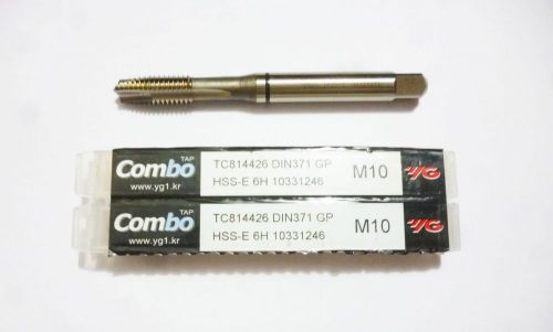 10Pc YG1 TC814426 Gun Point Tap, Shank Dia 10mm, Pitch 1.5mm, length 100MM YG-1