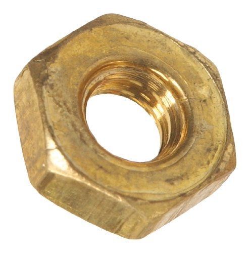 The hillman group 1977 brass hex machine screw nut 4-40 96-pack for sale
