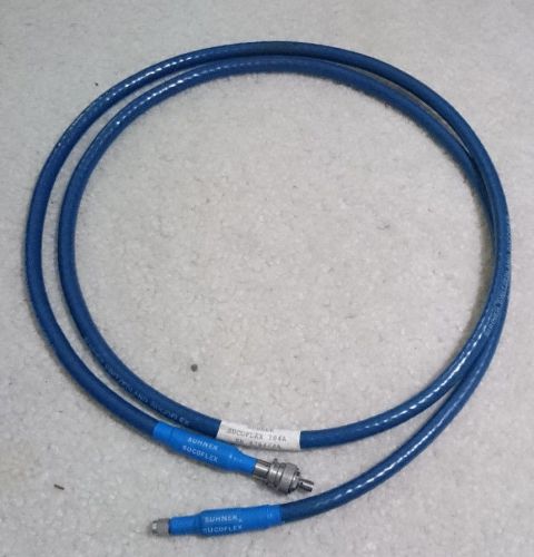 HUBER + SUHNER SUCOFLEX 104A CABLE SMA 6 FEET w/ OST 26805 adapter
