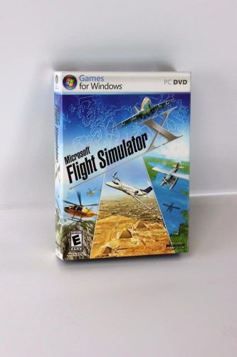 Microsoft Flight Simulator X PC~DVD~2006  Software~Very Good Condition