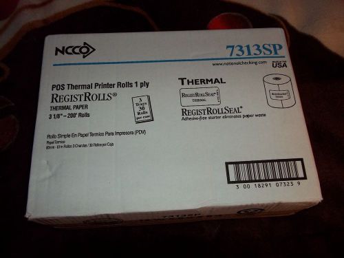 30 Thermal Printer Rolls 1 ply NEW