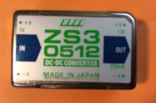 Cosel ZS3 0512 DC-DC 5V-12V 250mA Converters