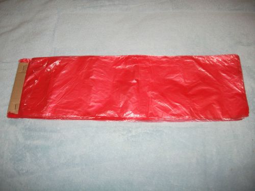 poly newspaper bags, 2000 ct. red tint. 5 1/2&#039;&#039;x 19&#039;&#039; 0.4mil grade.