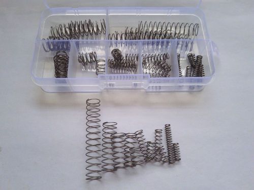 55pcs 0.5mm Wire Diameter Stainless Steel Compression Spring Springs Assortment