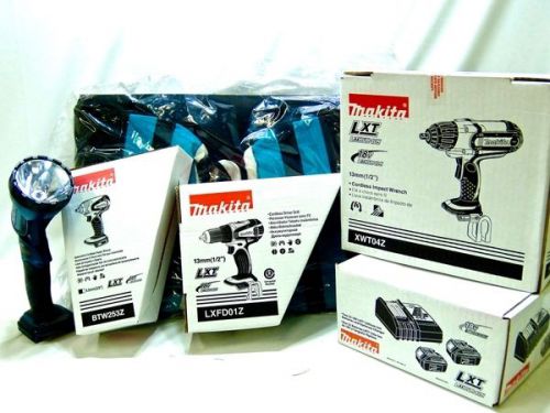 Makita electrical tools lxt421 18v impact wrench combo xwt04z cordles.. s1629163 for sale