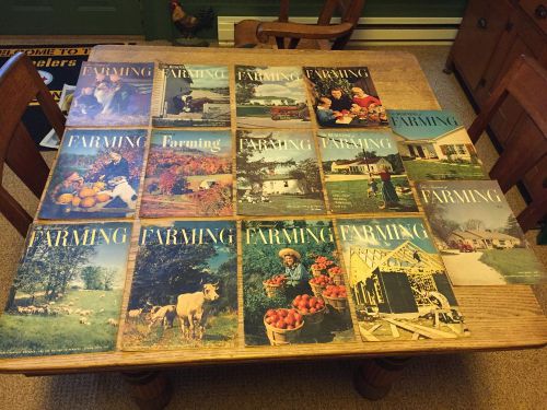 14 ISSUES OF THE BUSINESS OF FARMING MAGAZINE-ALL FROM THE 1940&#039;S