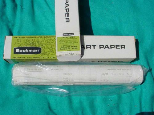 Beckman 101283 100 Ft Roll Chart Paper for 10 inch Recorder