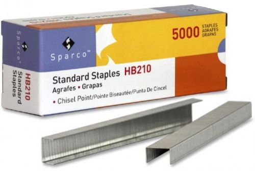 S.P. Richards Company Standard Staples, Chisel Point, 1/2-Inch W, 1/4-Inch L,