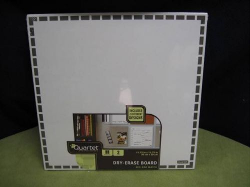 QUARTET 11.75 X 11.75 DRY ERASE BOARD 2 MIX AND MATCH CALANDER OR DOTTED LINES