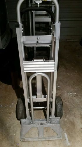 ULINE 3-in-1 Hand Truck Dolly with Pneumatic wheels