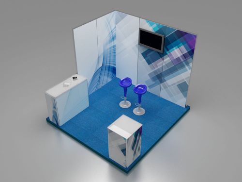 Trade Show Booth Display Exhibit - Custom 10&#039; x 10&#039; Complete Kit
