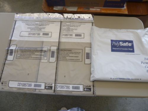 Triploc polysafe deposit and transfer bags for sale