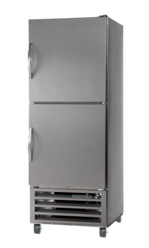 Beverage-air 23cf two half size solid door s/s reach-in freezer - fb23-1hs for sale