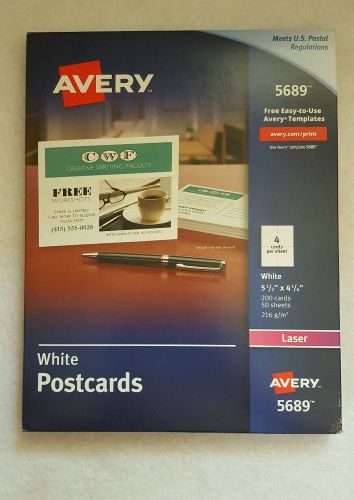 Avery white postcards 5689