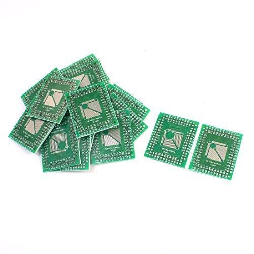 Uxcell 20pcs 0.5mm 0.8mm tqfp(32-100) to 2.54mm dip smd ic pcb adapter socket for sale